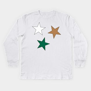 Stetson University Star (3-Pack) Sticker Kids Long Sleeve T-Shirt